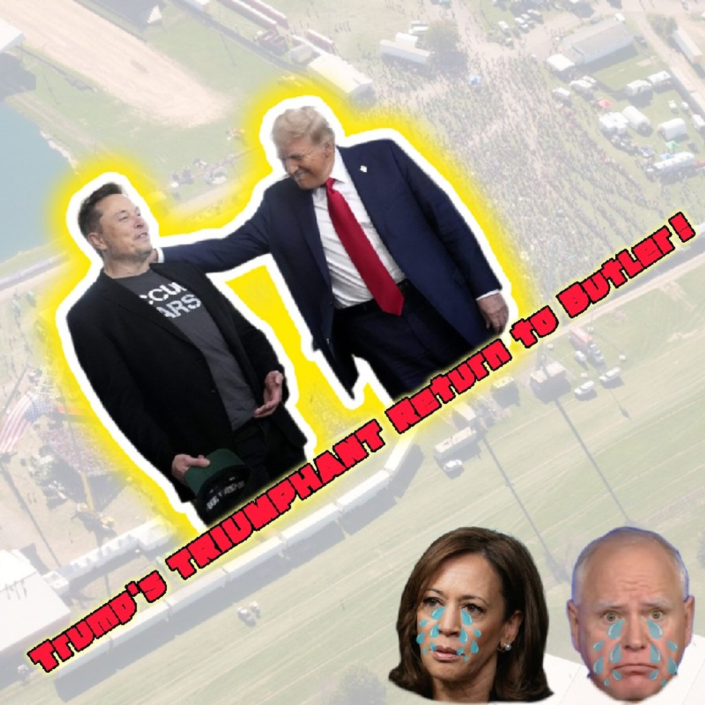 Trump's TRIUMPHANT Return to Butler! Walz BOMBS in Fox Interview! episode artwork