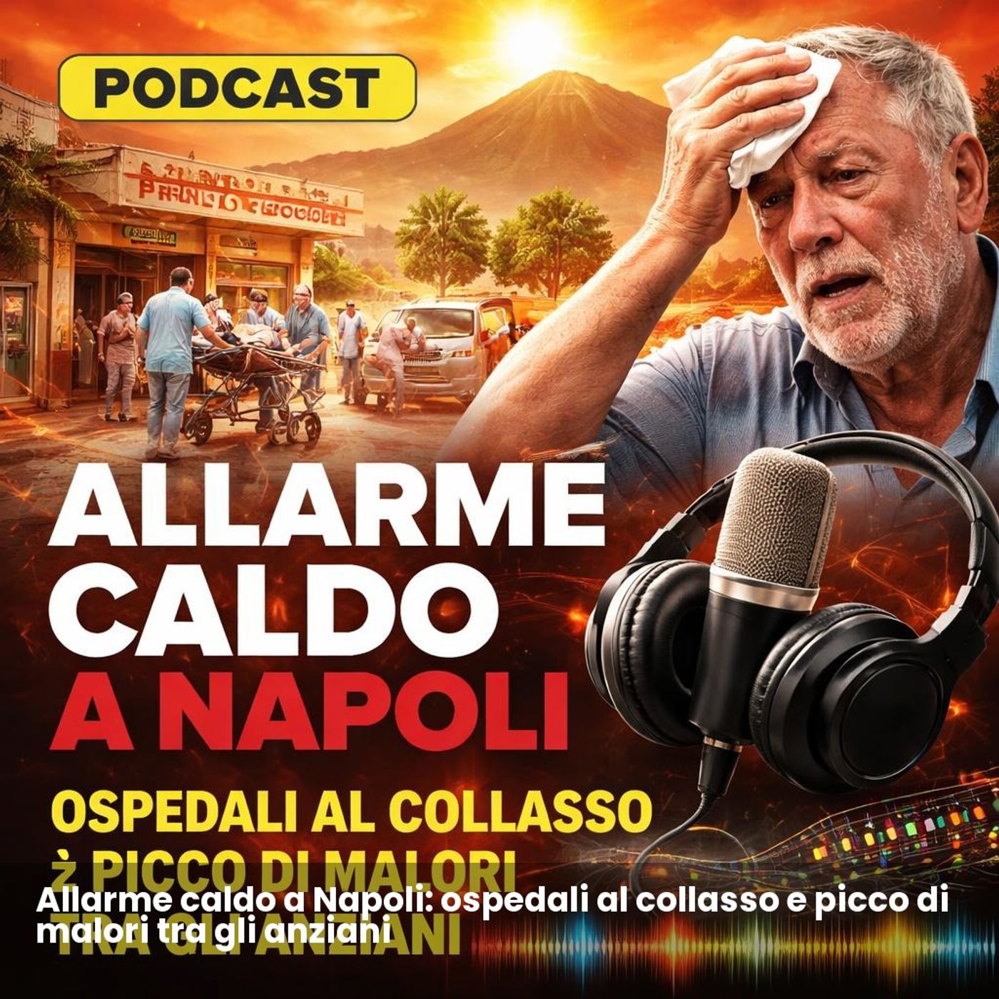 Allarme caldo a Napoli: ospedali al collasso e picco di malori tra gli anziani episode artwork