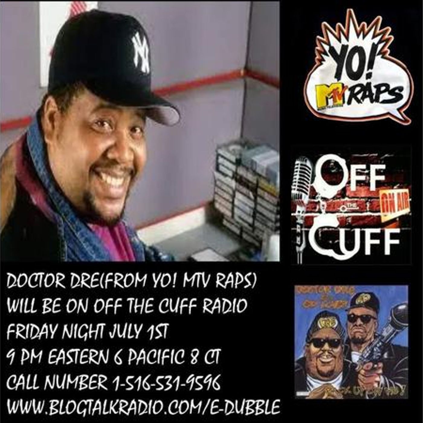 Off The Cuff Radio- The DOCTOR DRE from YO! MTV Raps Episode #504 episode artwork