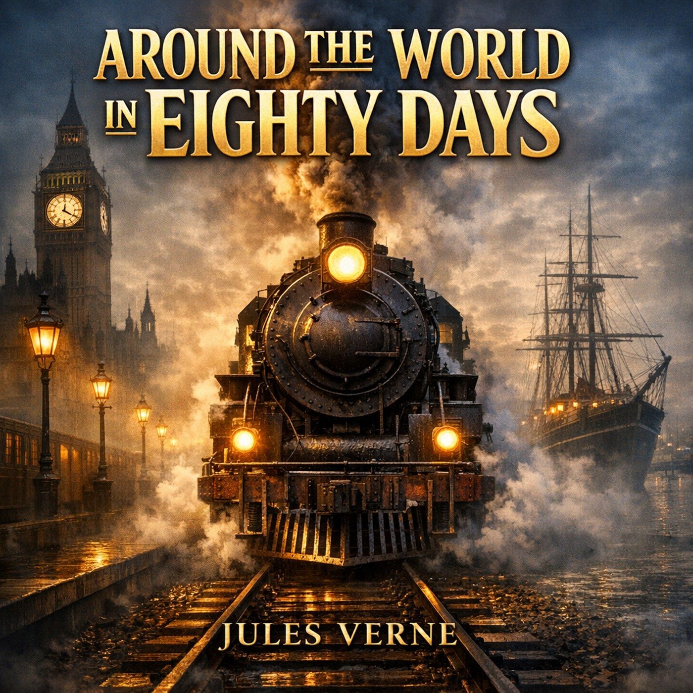 🟡 Around the World in Eighty Days (Alternative Reading) (Full Audiobook) | Jules Verne episode artwork