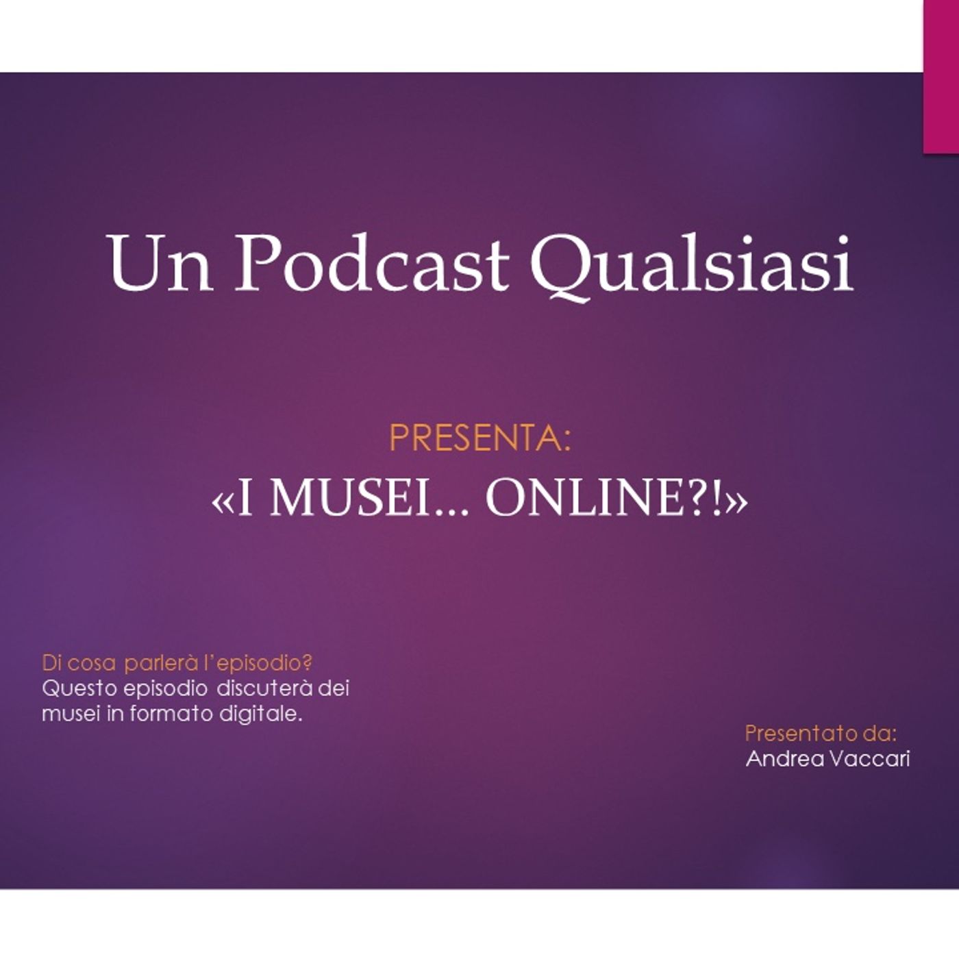 I musei... Online?!