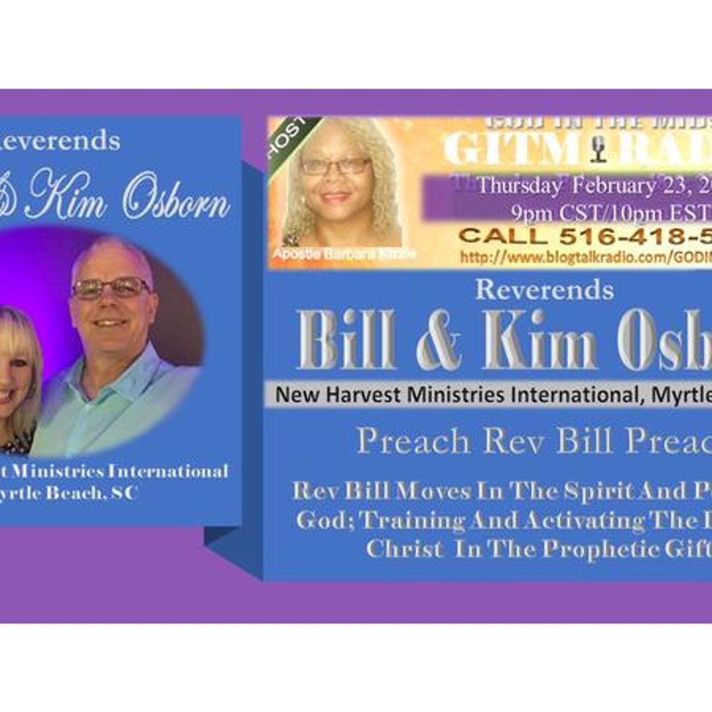 GITM Radio 2.23.23 Part 4 Rev Bill and Rev Kim Osborn, Myrtle Beach, SC episode artwork