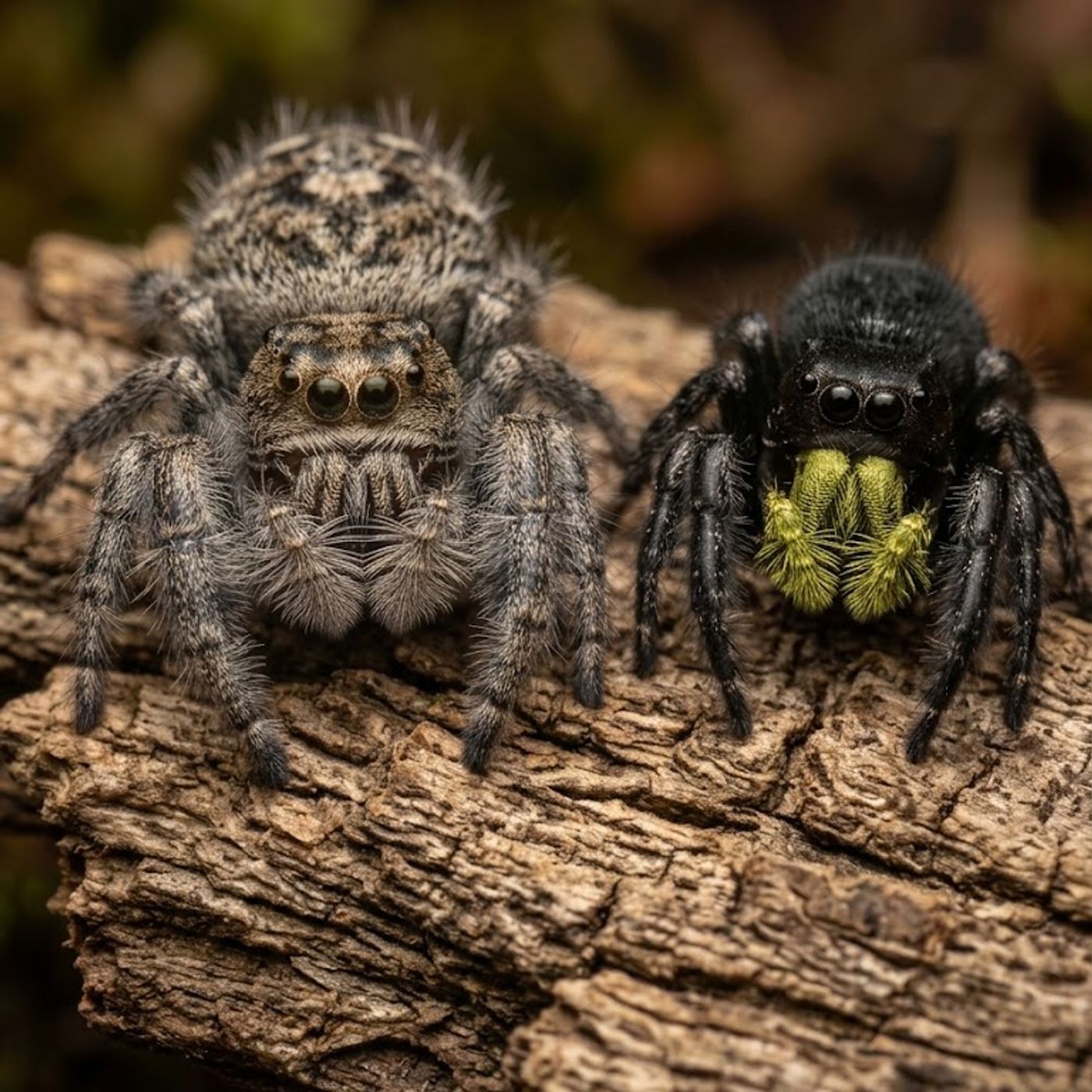 Tangle and Gaze: Jumping Spider Queens