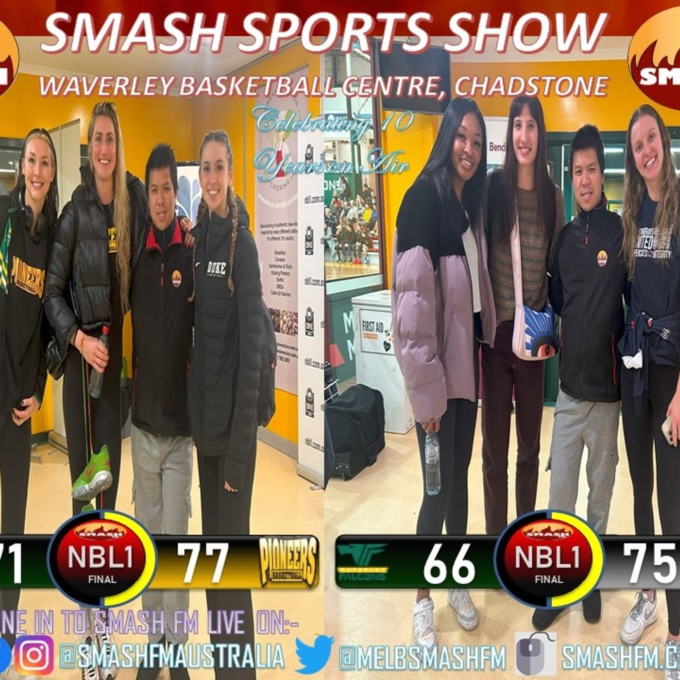 SSS10THYR: NBL1 South Womens Post Game Interviews with Mt Gambier & Geelong United 150723 & 160723
