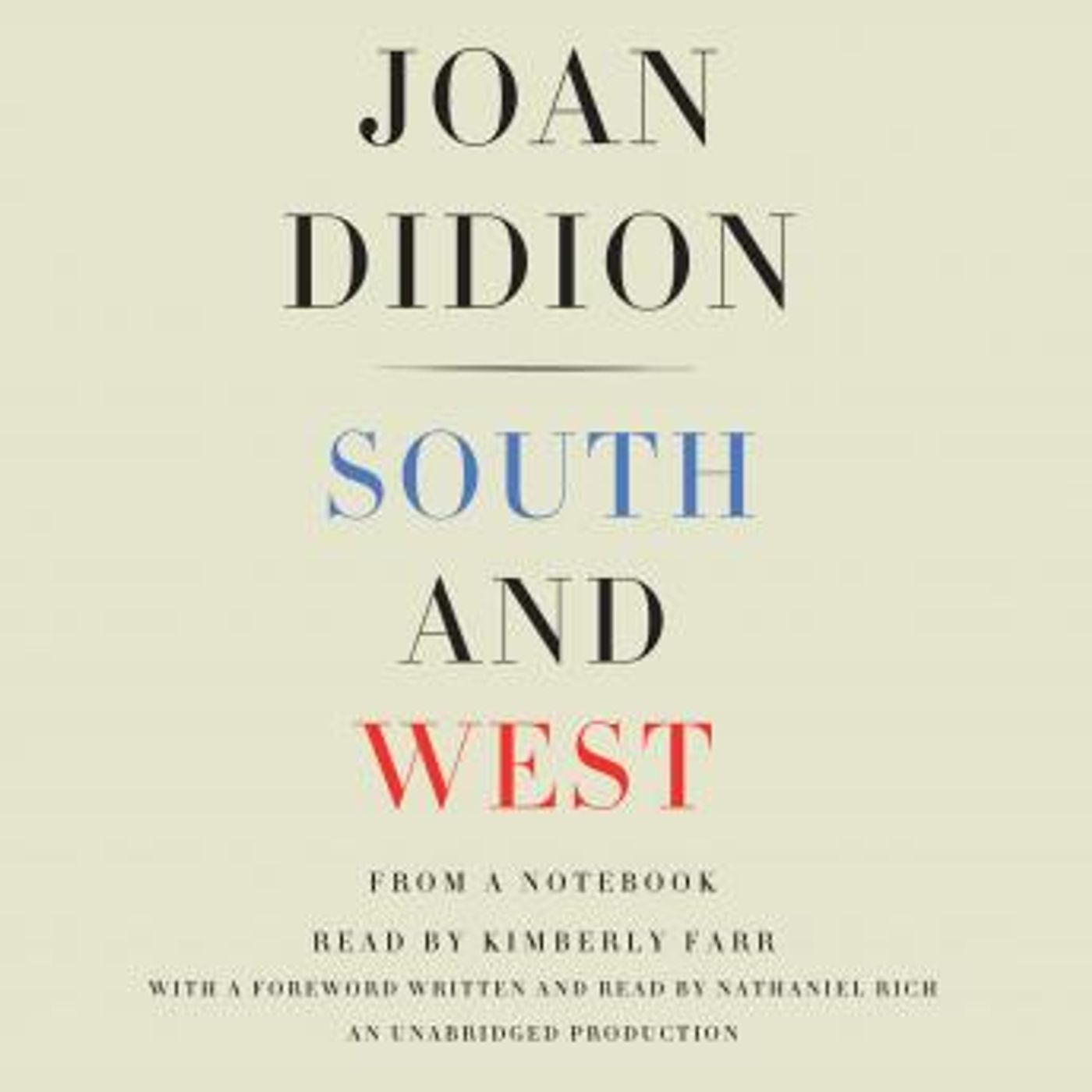 South and West: From A Notebook by Joan Didion episode artwork