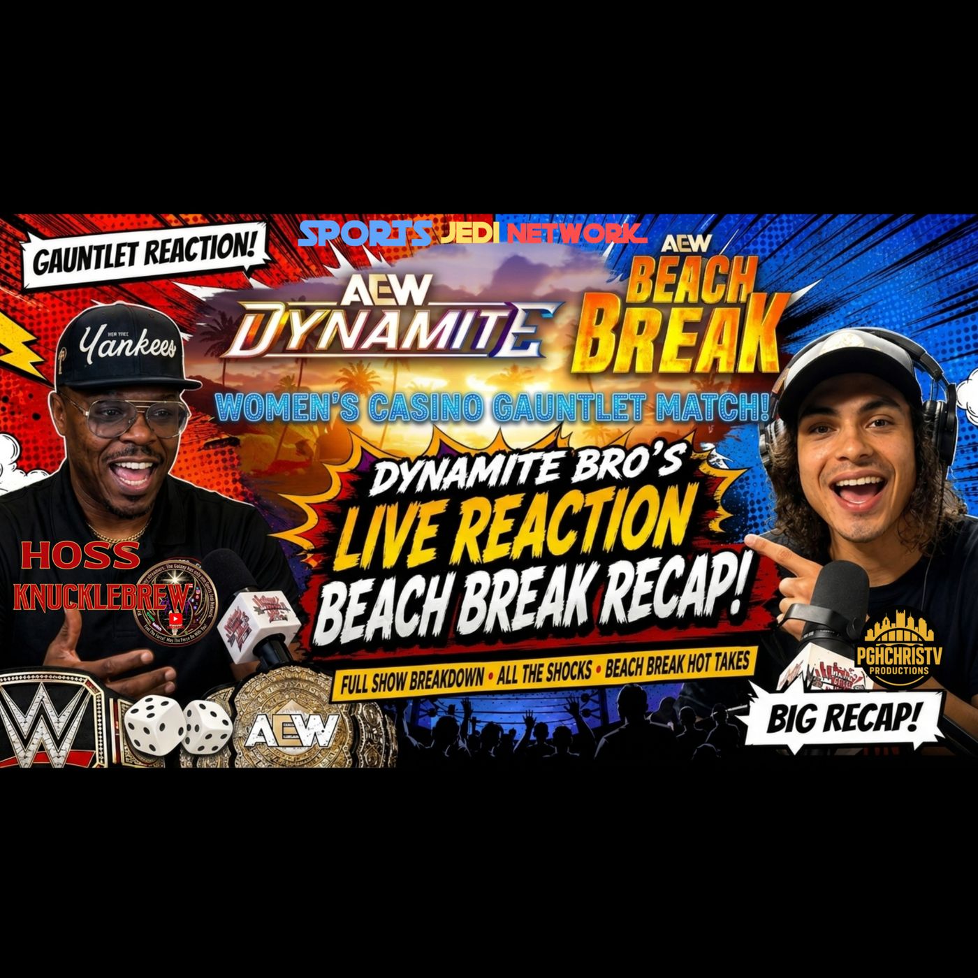 AEW Beach Break 2026 Review | Casino Gauntlet CHAOS! MJF vs Kenny Omega DELIVERED?