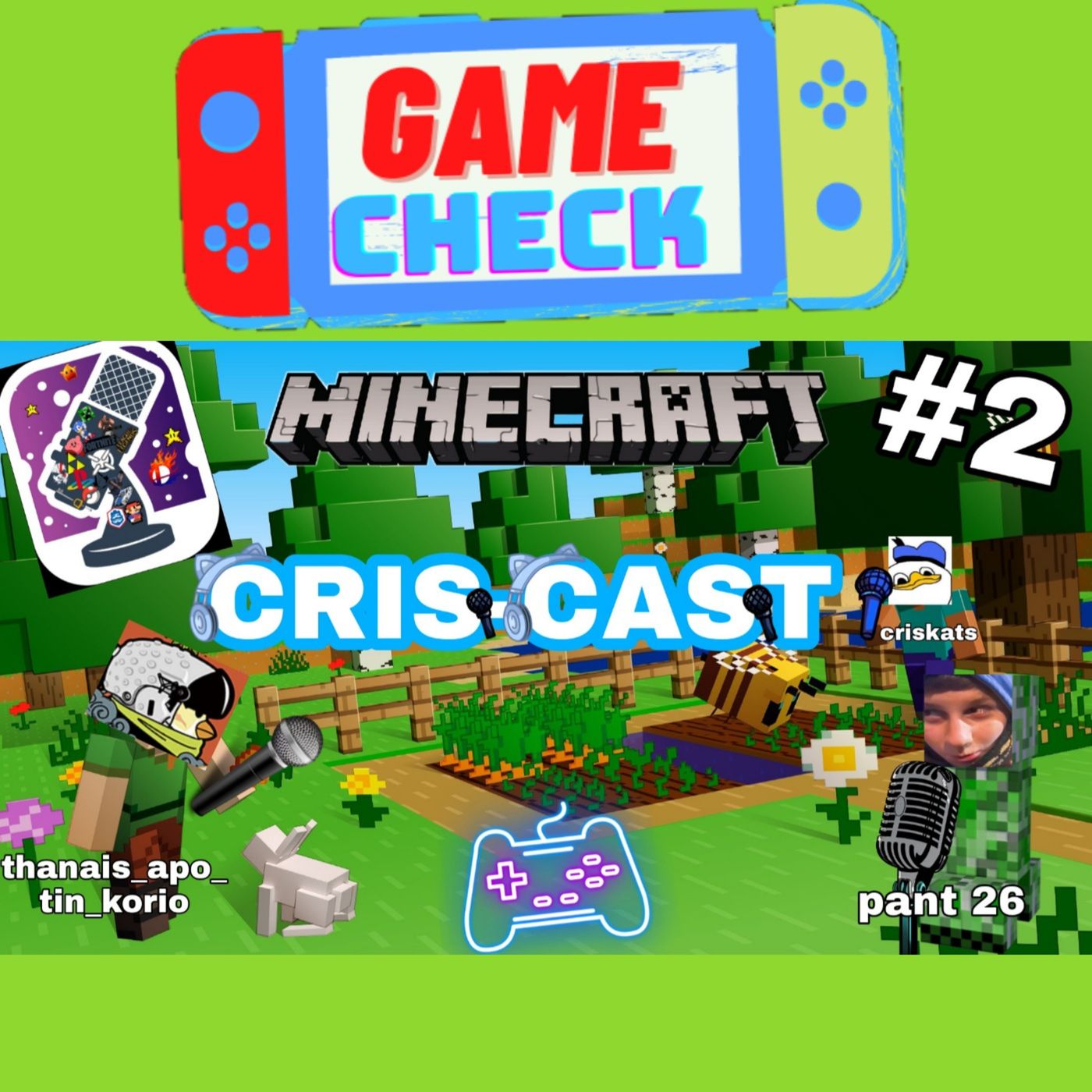 GAMECHECK επεισόδιο 1 Μιλαμε για το Minecraft! episode artwork