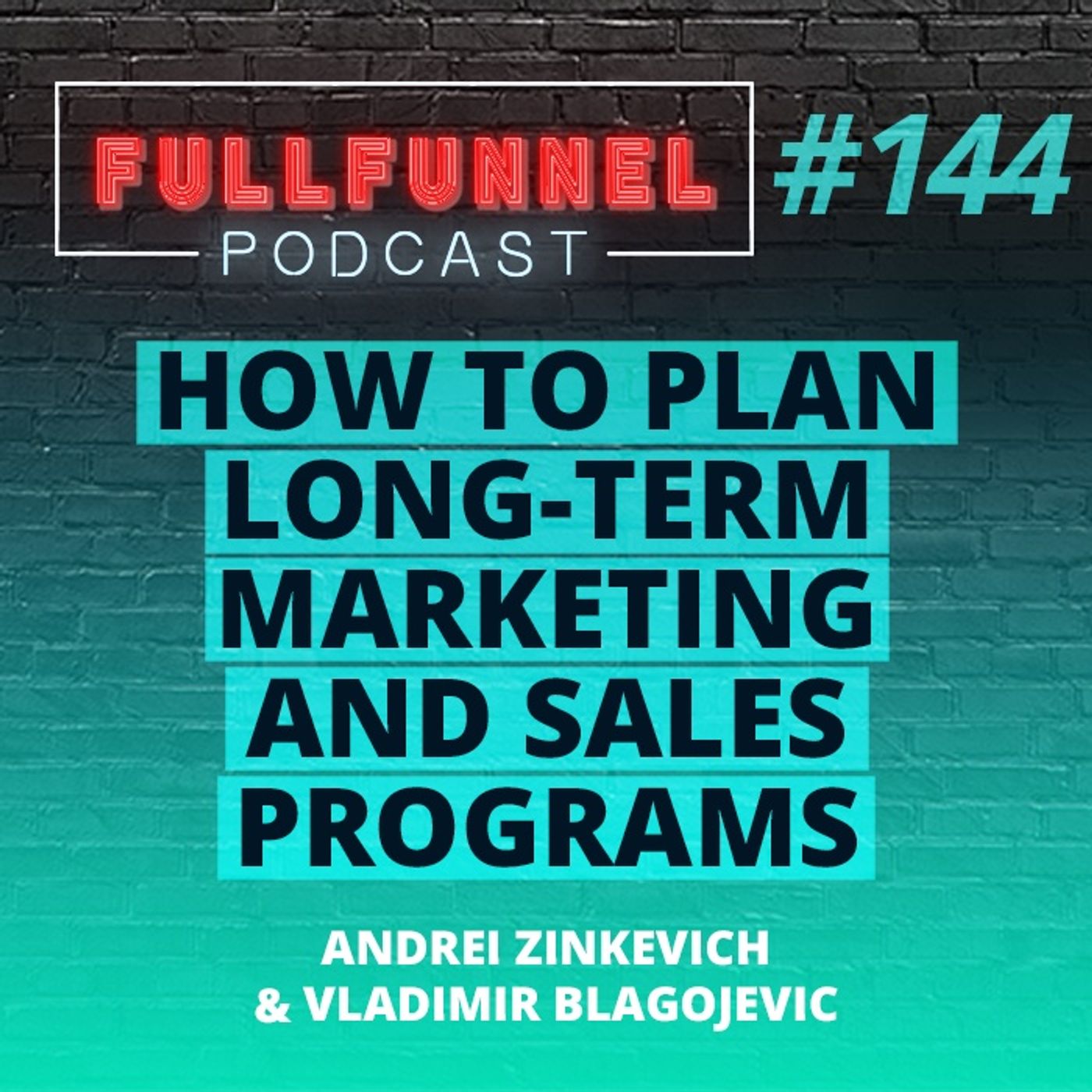 Episode 144: How to plan long term marketing and sales programs with Andrei & Vladimir