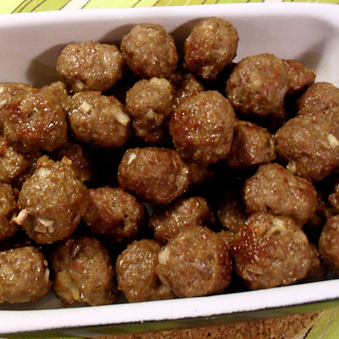 Polpettine di carne al forno senza uova o olio episode artwork