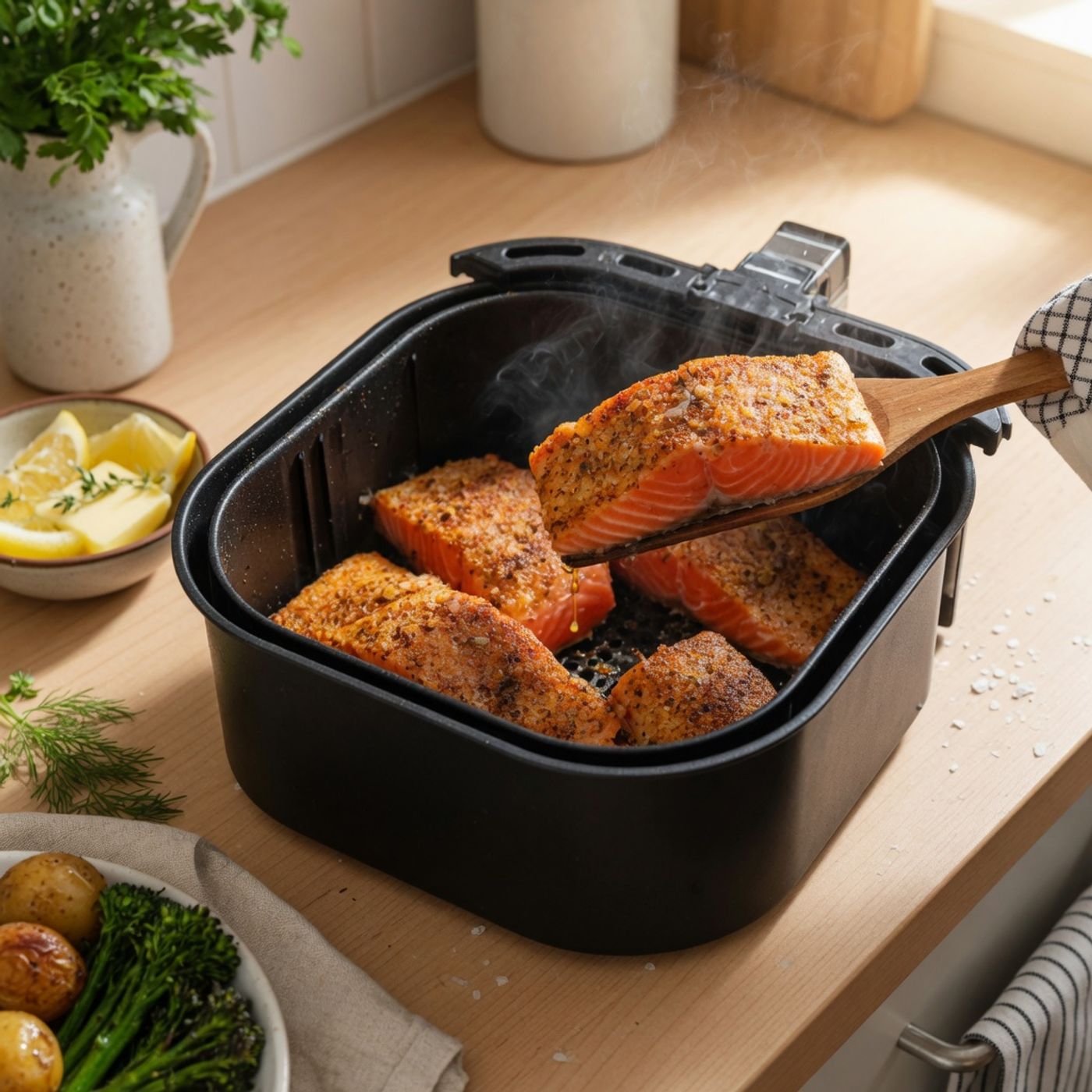 Air Fryer Salmon 400 Degrees 9 Minutes: Exact Method episode artwork