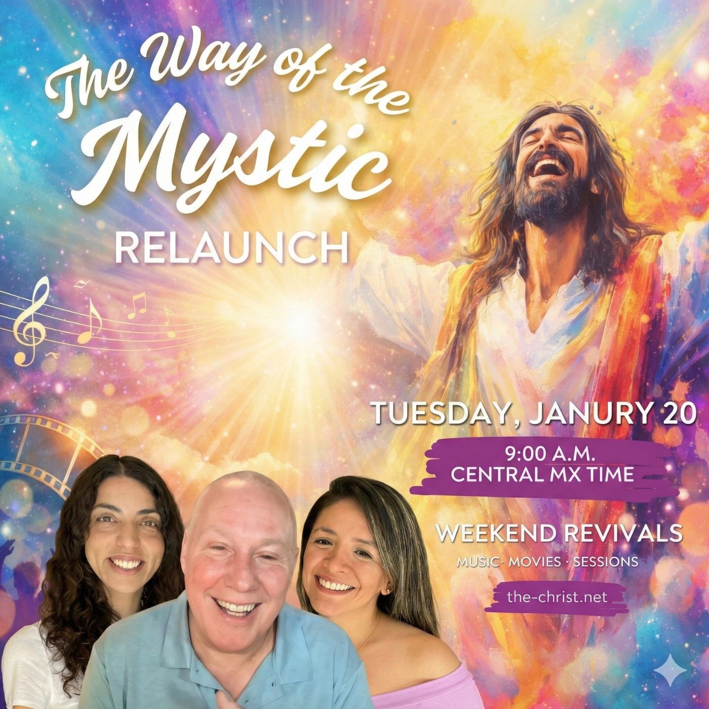 The Way of the Mystic Relaunch: Moving from Theory to Living Experience with David, Marina and Urpi