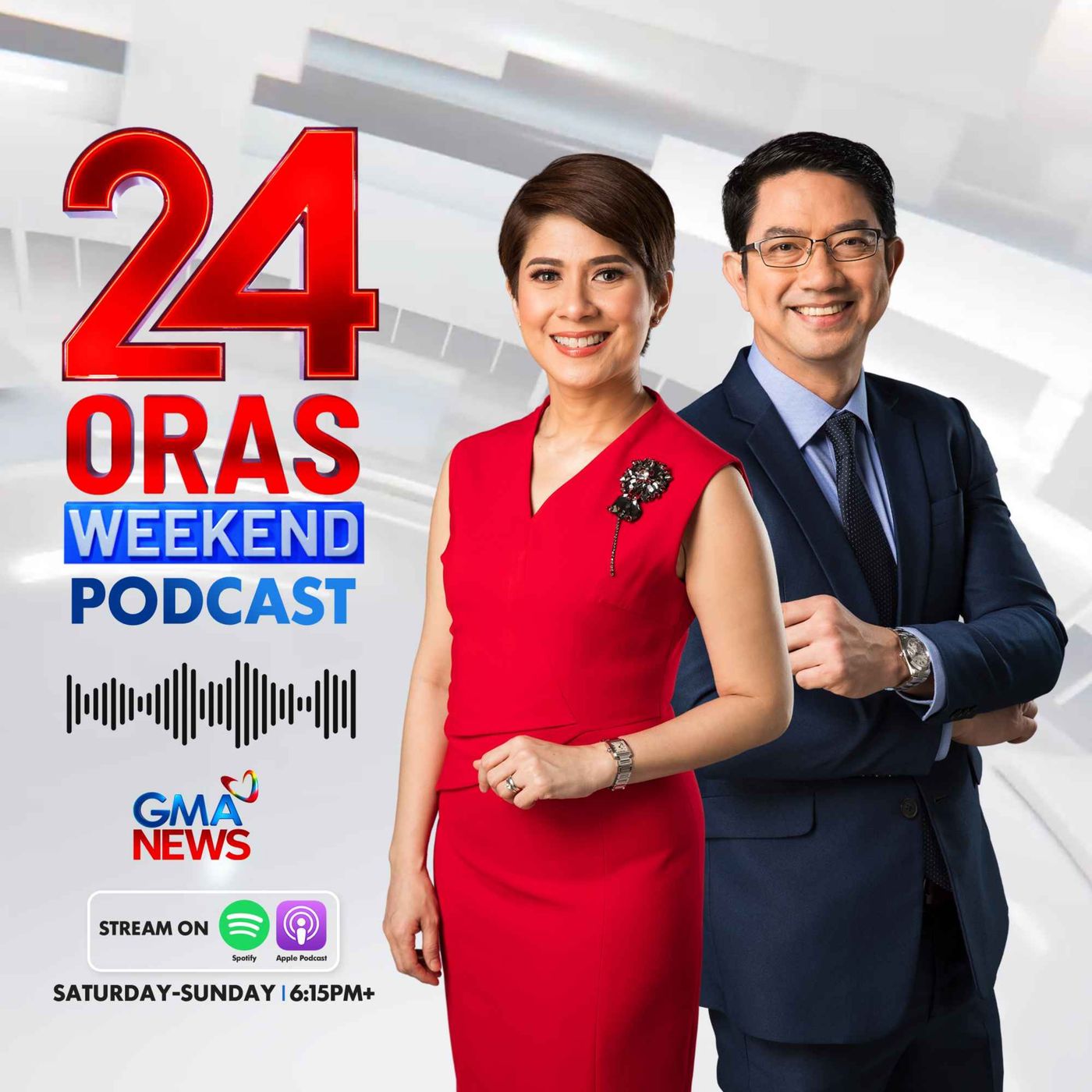 24 Oras Weekend Podcast: China says viral AI monkey video not a government act, SWS reports decline in Pres. Marcos' trust ratings, Alan Cay episode artwork