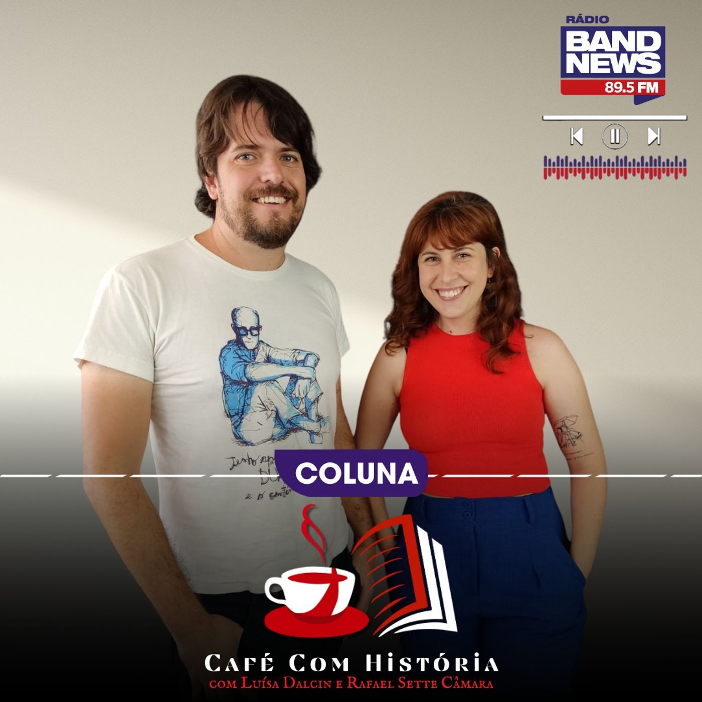 Café com História, com Rafael e Luísa