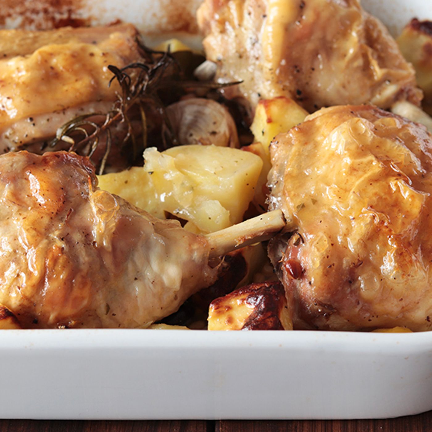 Cosce di pollo al forno