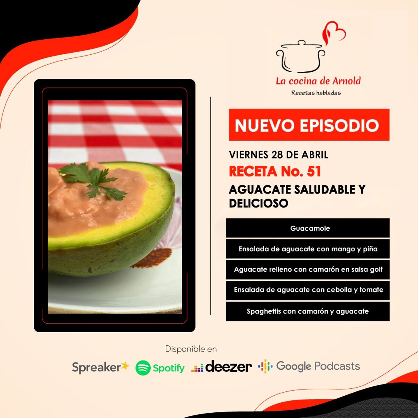 La cocina de Arnold, recetas habladas