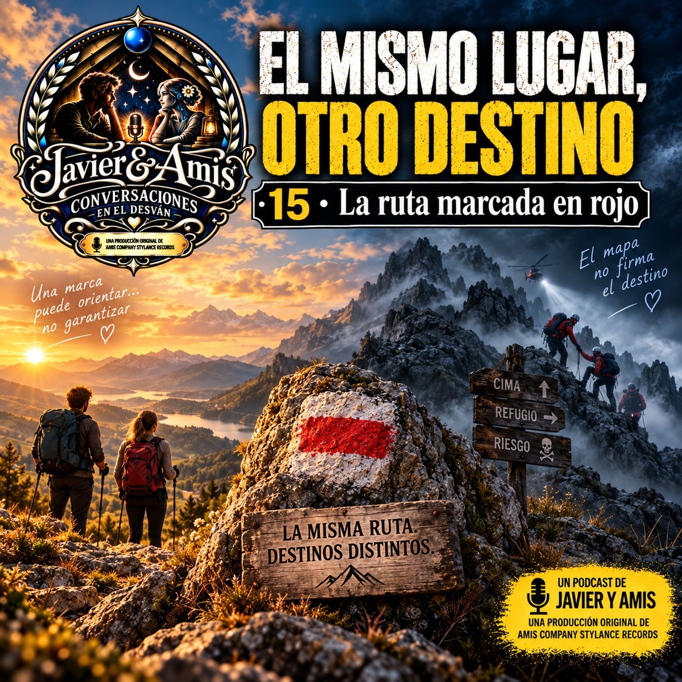 El mismo lugar, otro destino - 15 - La ruta marcada en rojo