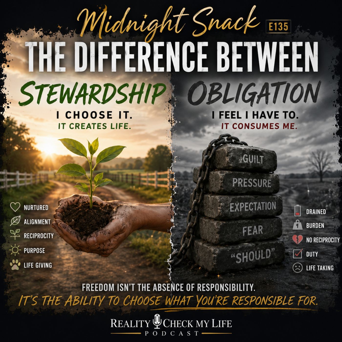 Midnight Snack E135: The Difference Between Stewardship and Obligation episode artwork