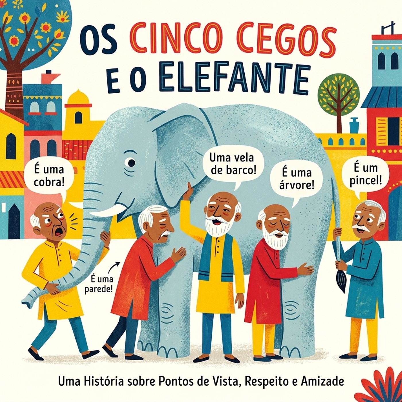 Os Cegos e a Misteriosa Criatura da Cidade ｜【Conto popular da Índia】 episode artwork