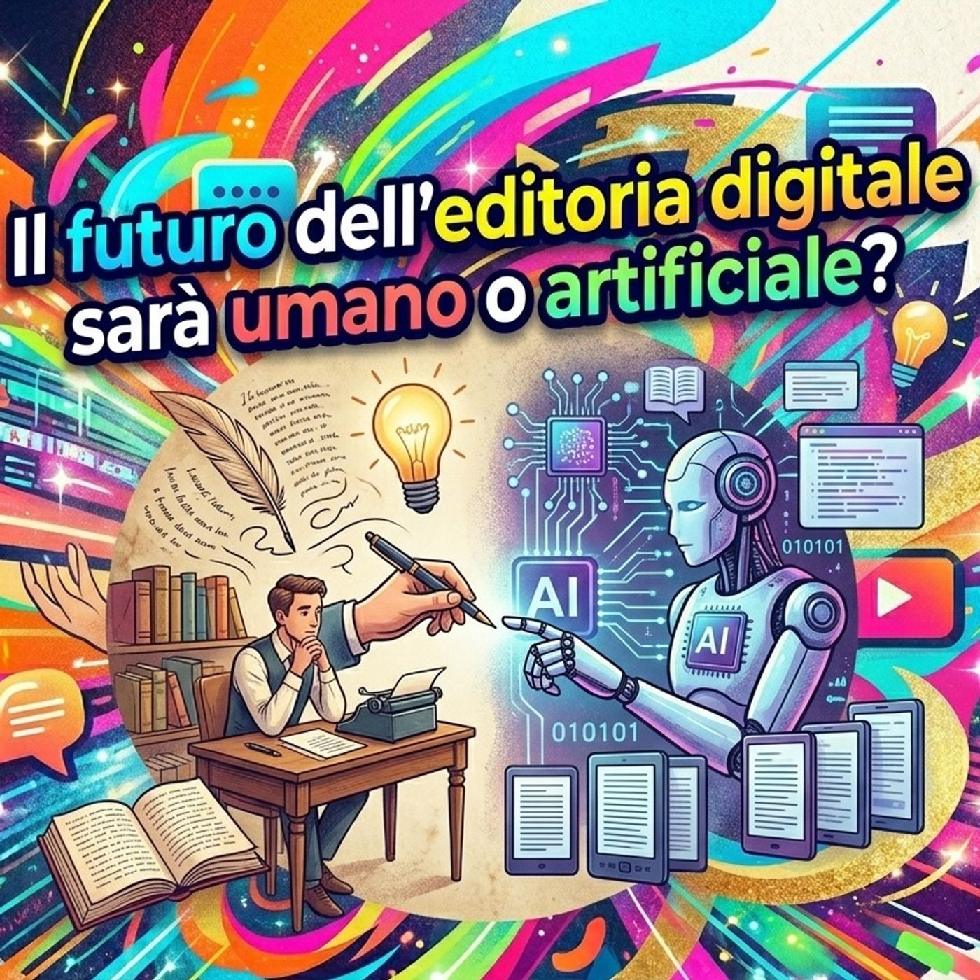 Il futuro dell’editoria digitale sarà umano o artificiale episode artwork