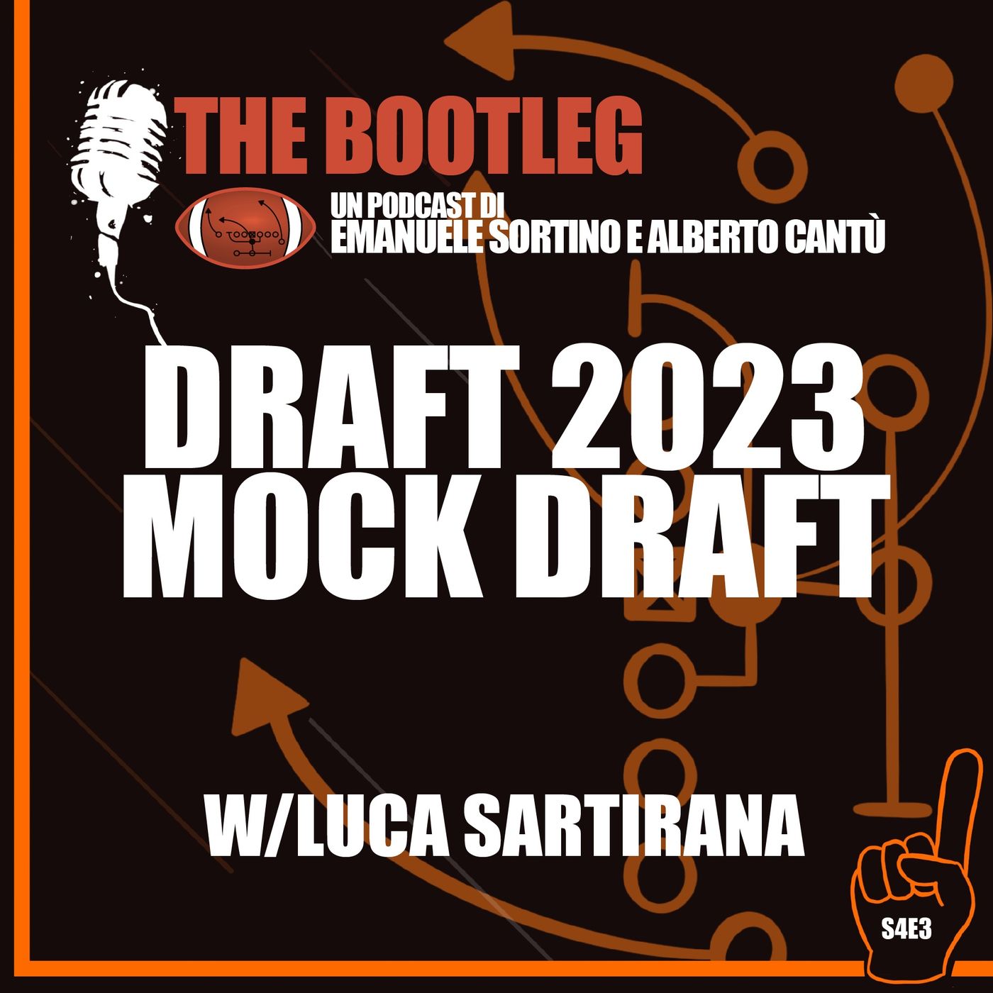 The Bootleg S04E03- Draft 2023 Mock Draft w/Luca Sartirana episode artwork