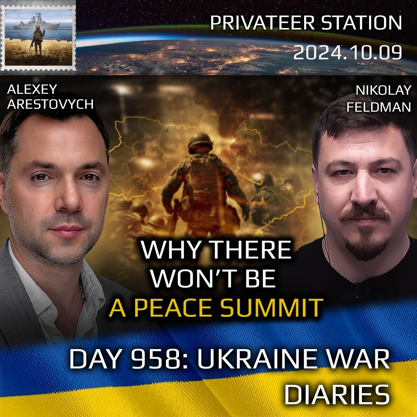 cover of episode War in Ukraine, Analytics. Day 958: Why There Won't Be a Peace Summit? Arestovych, Feldman