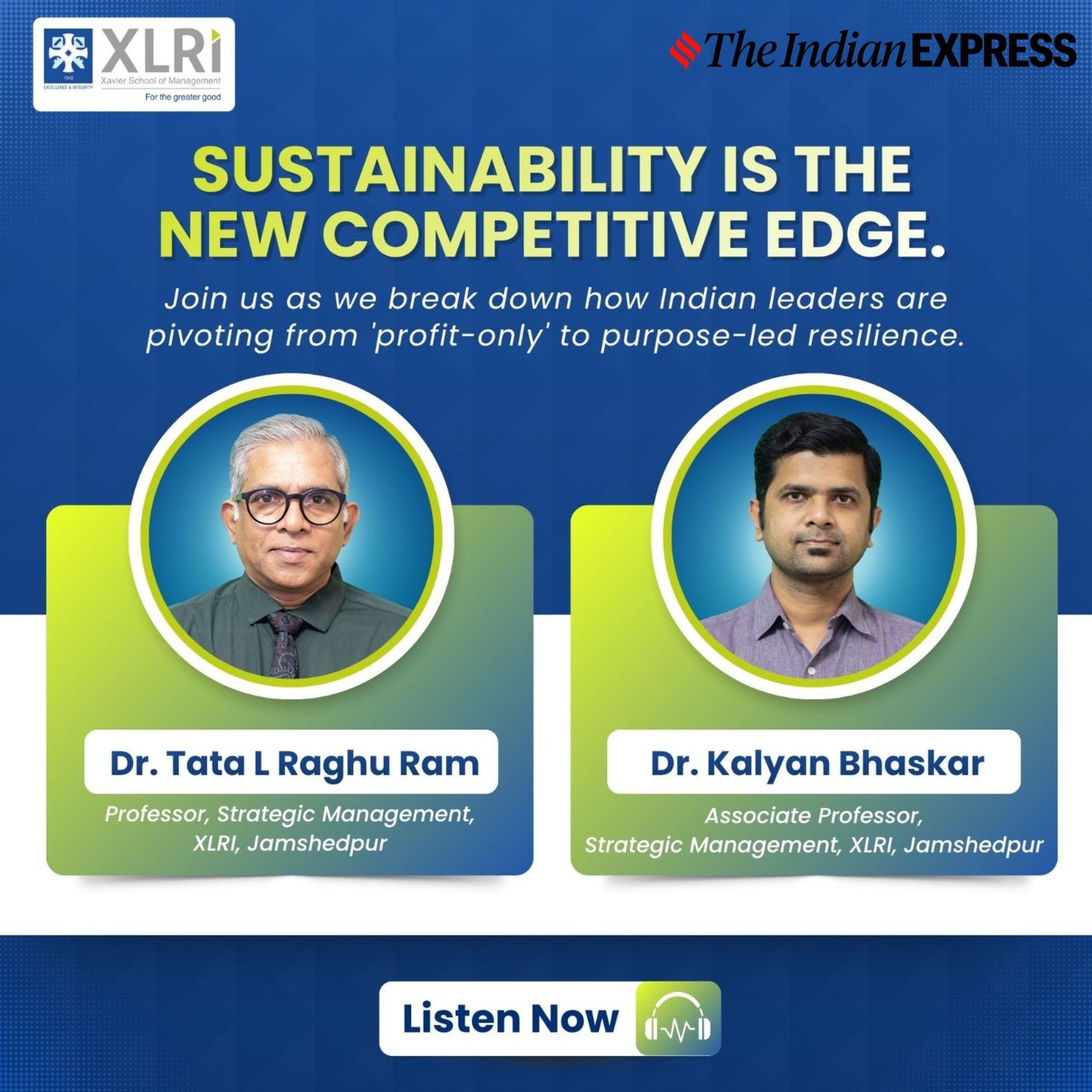XLRI: Sustainability is the new competitive edge XLRI: Sustainability is the new competitive edge