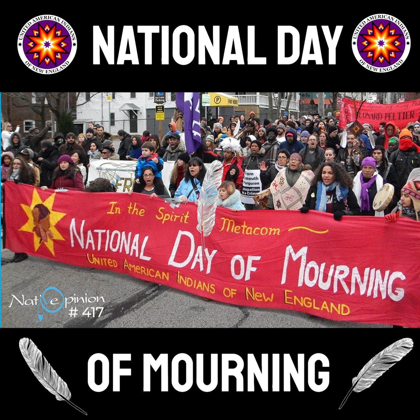 episode 417 "A National Day of Mourning" - podcast episode cover