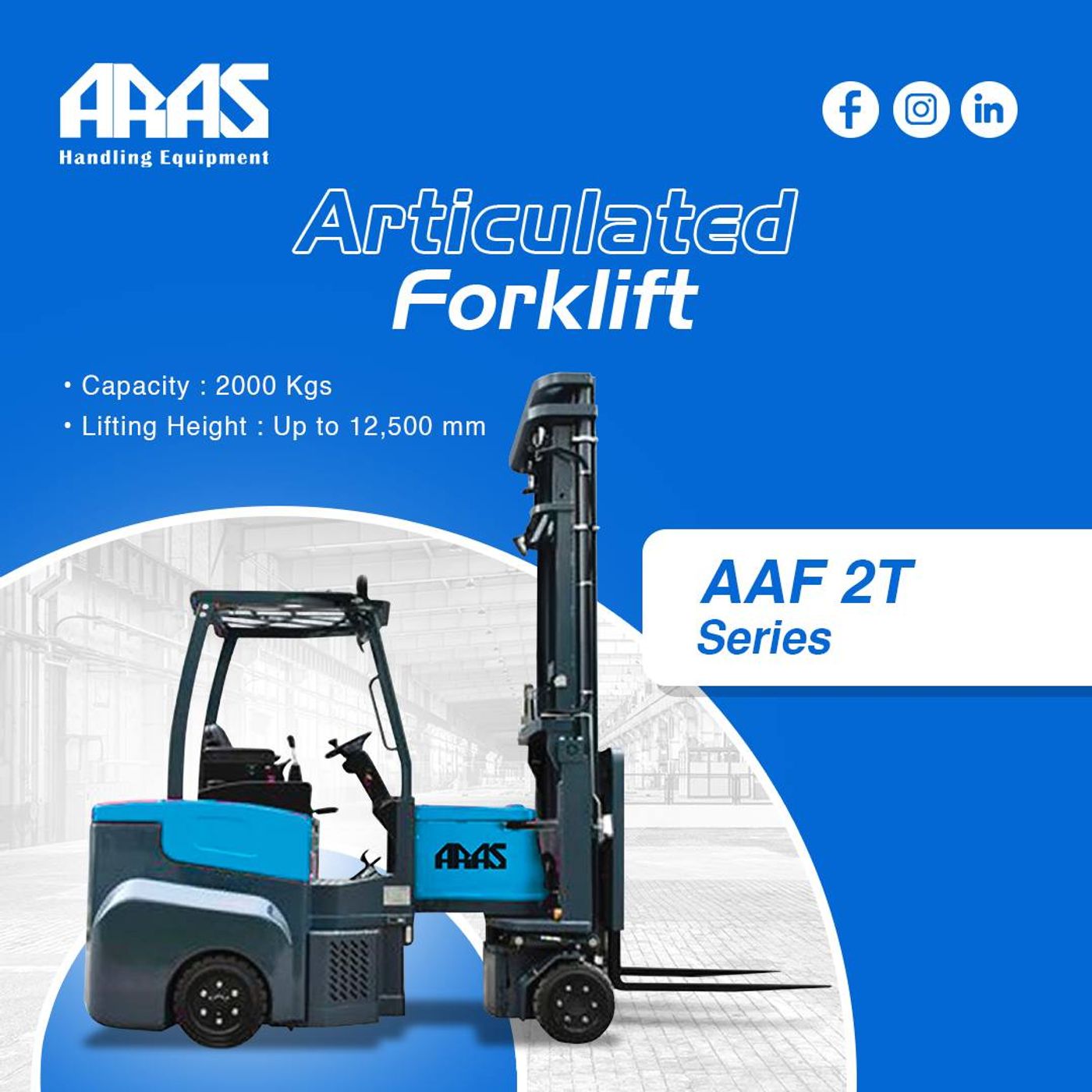 Handling with Articulated Forklifts
