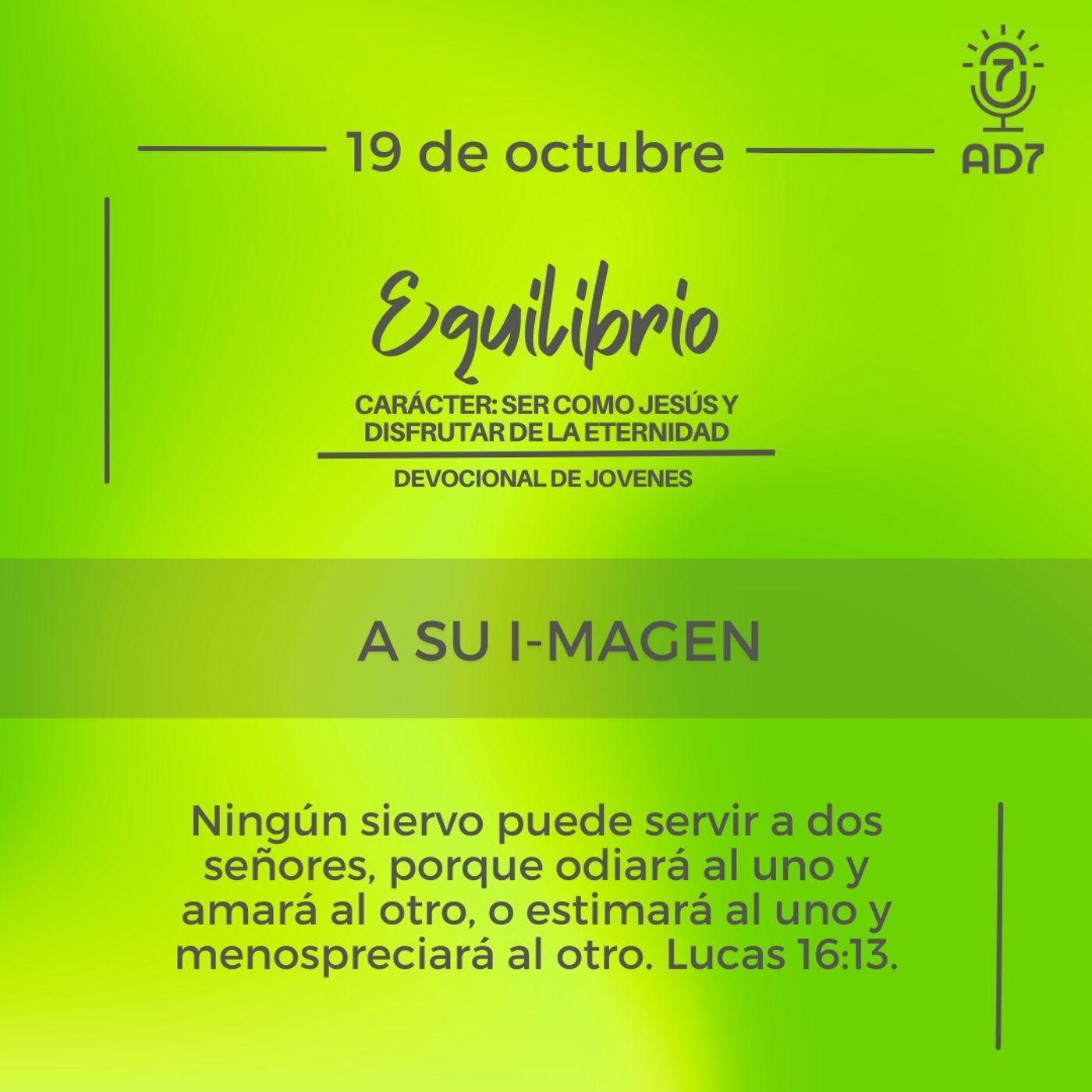 AD7 Devocional - Diferente / Inverso