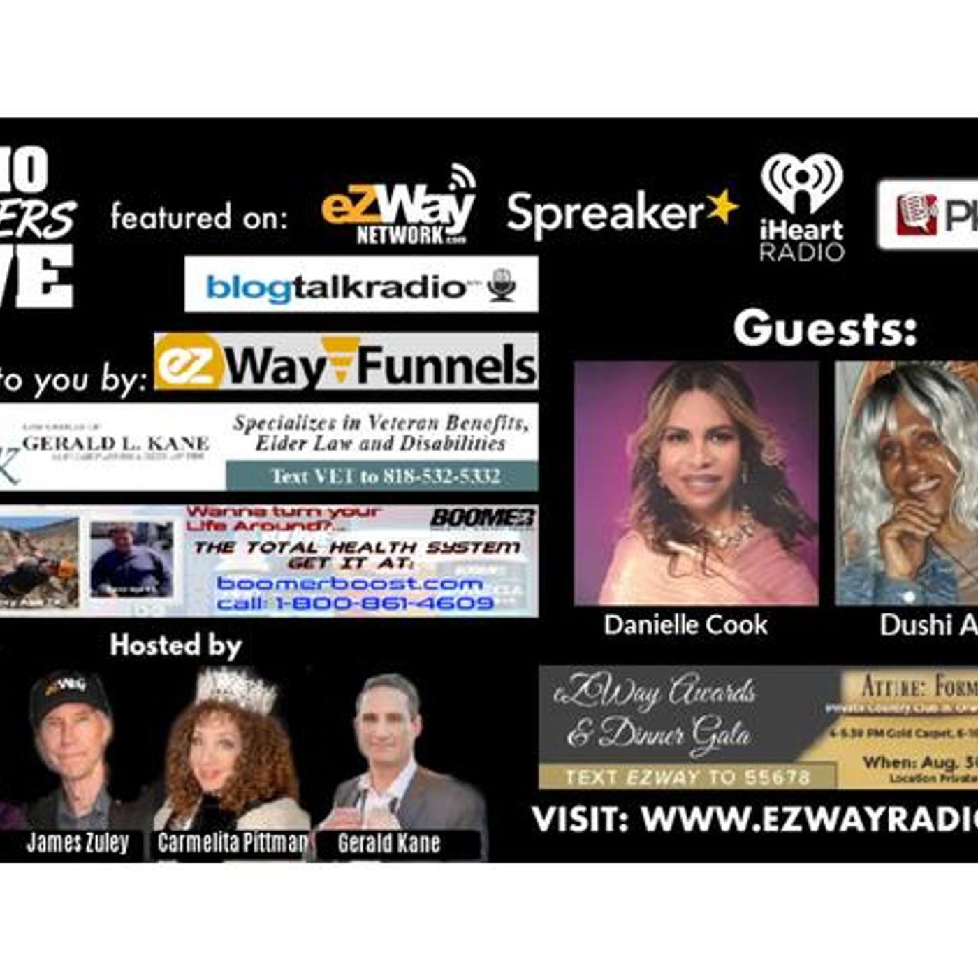 Radio Boomers Live S8 EP 45 Feat. Danielle Cook, Dushi Amour episode artwork