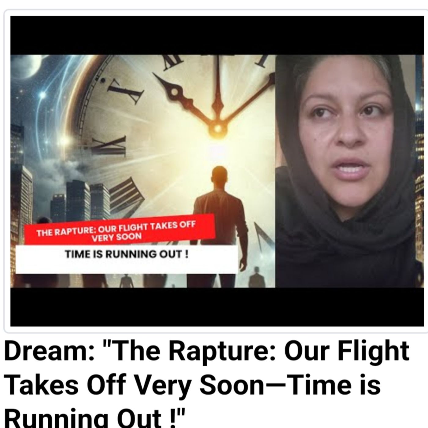 Dream: "The Rapture: Our Flight Takes Off Very Soon—Time is Running Out !" episode artwork