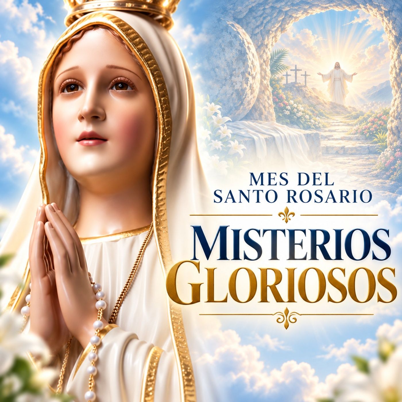 Santo Rosario Bíblico | 11 de Octubre de 2026 | Misterios Gloriosos| Mes del Santo Rosario