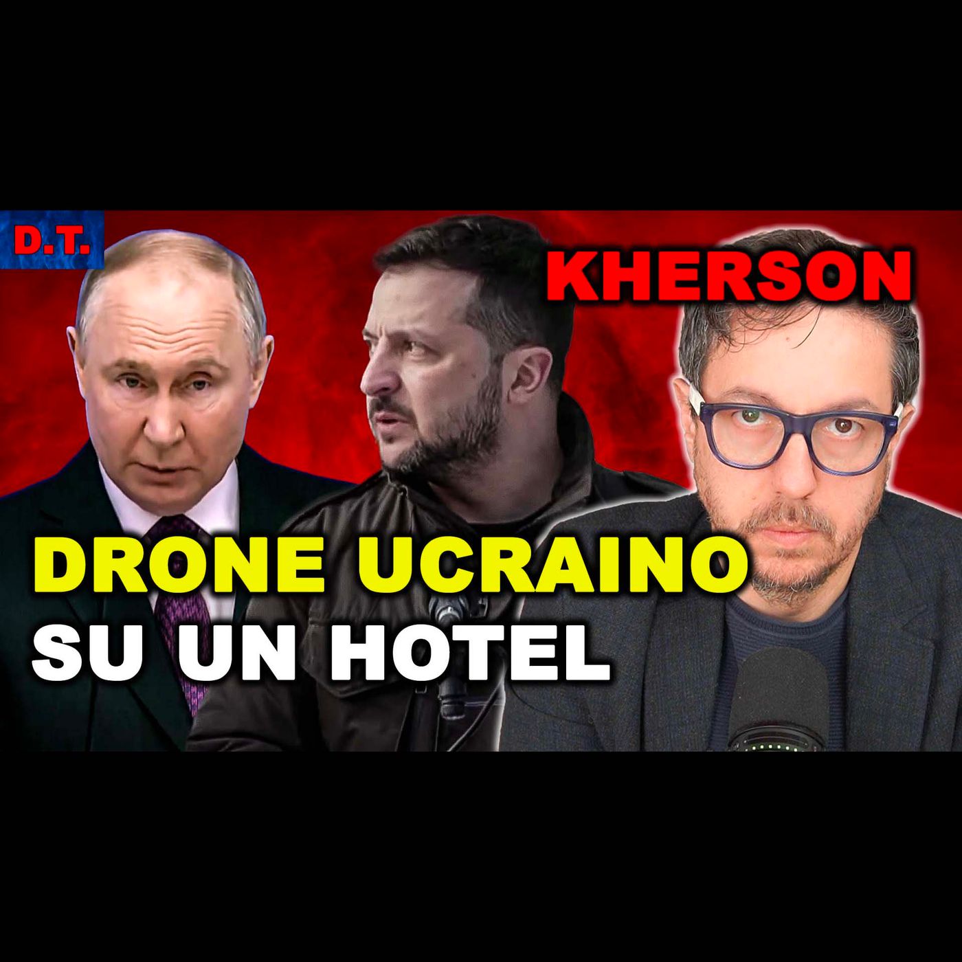 DRONE UCRAINO SU UN HOTEL A KHERSON, MUOIONO CIVILI, COLPA DEI RUSSI | ZELENSKY CHIEDE ALTRE ARMI