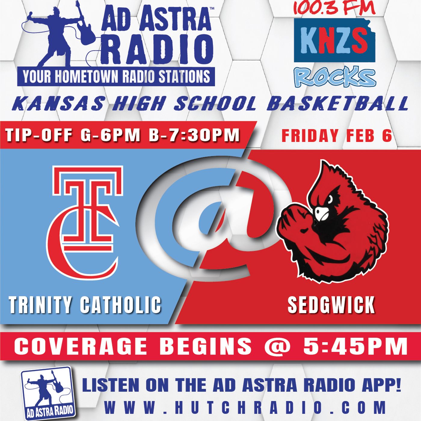 Hutchinson Trinity Catholic Celtics at Sedgwick Cardinals Boys High School Basketball (February 6, 2026) episode artwork