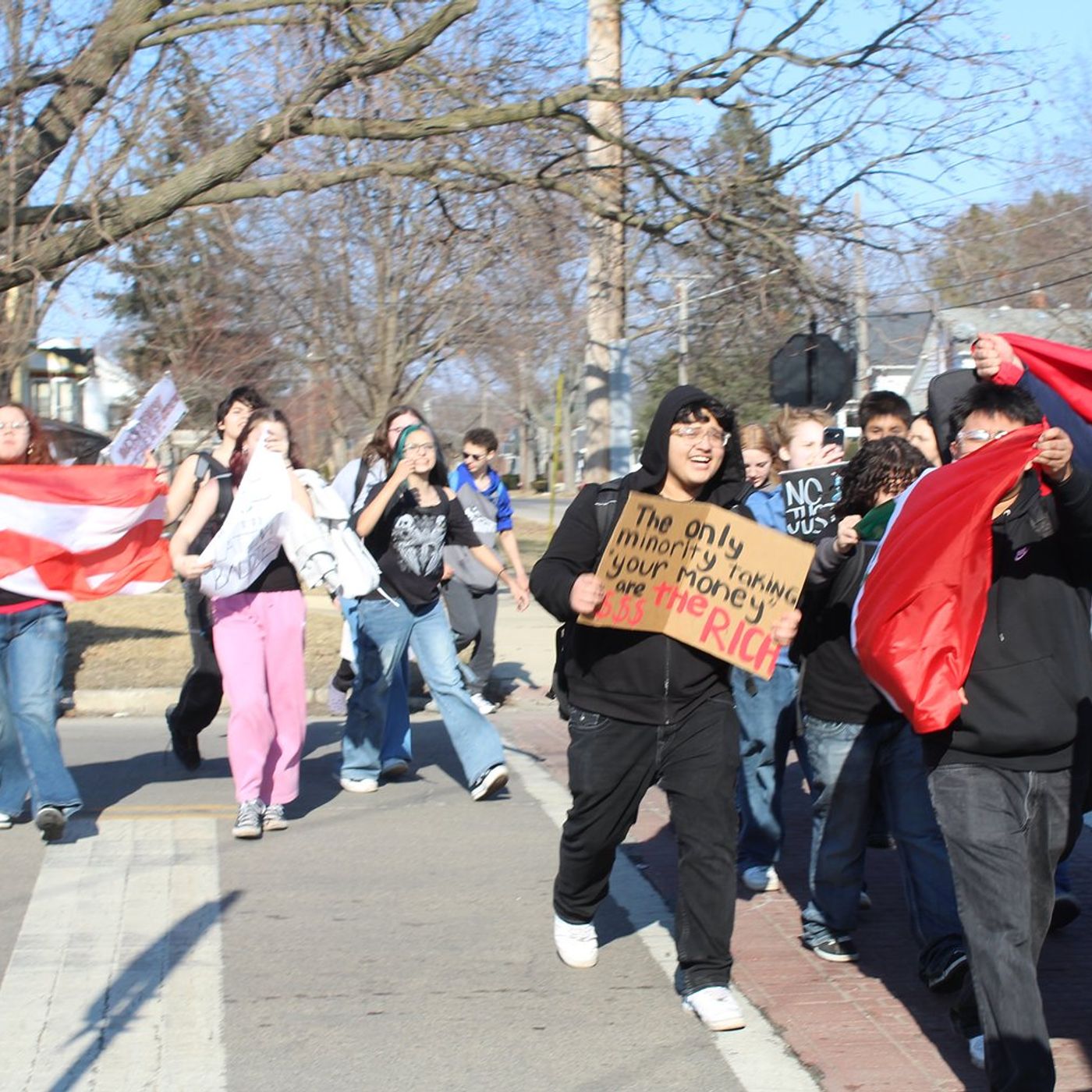 More high school students across McHenry County walk out of class to protest ICE episode artwork