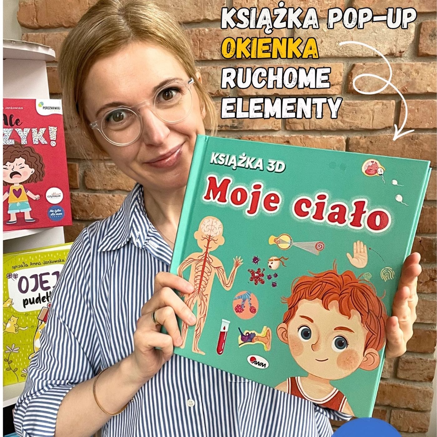 Moje ciało książka 3D. Pop-up dla dzieci 4-7 lat