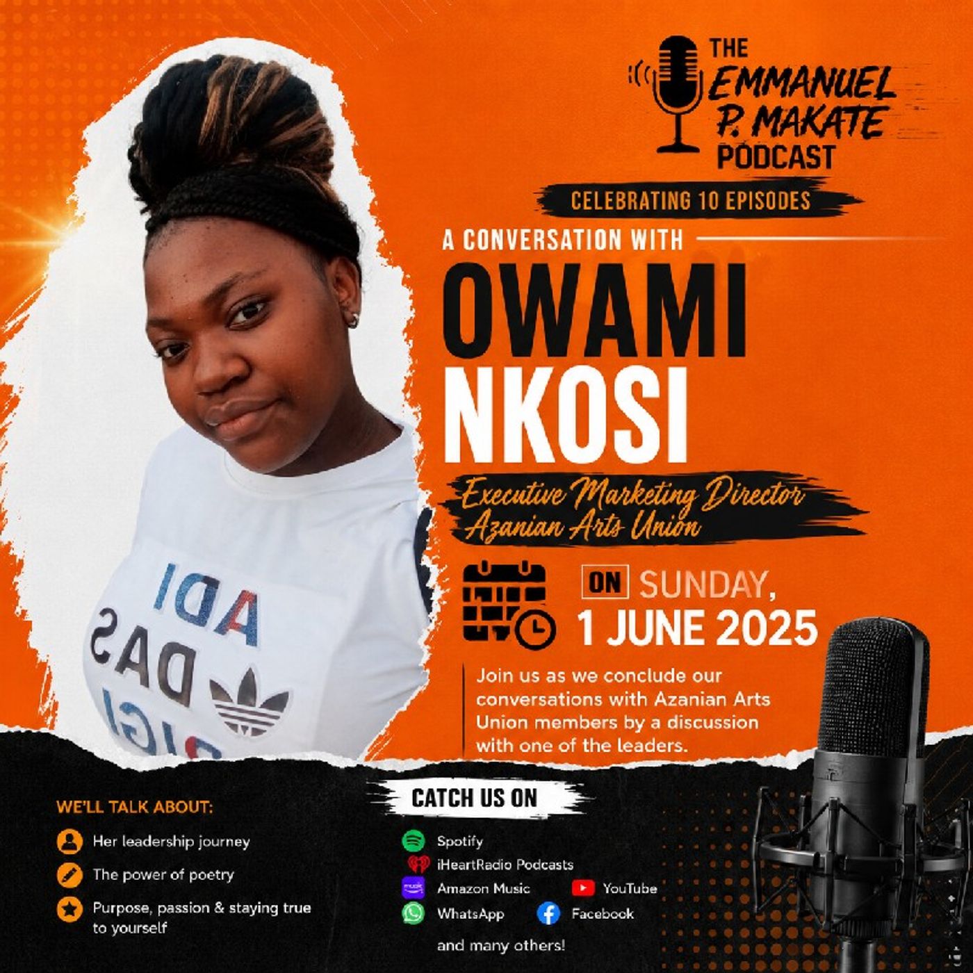 Conversation with Marketing director - Azanian Arts Union: Owami Nkosi episode artwork