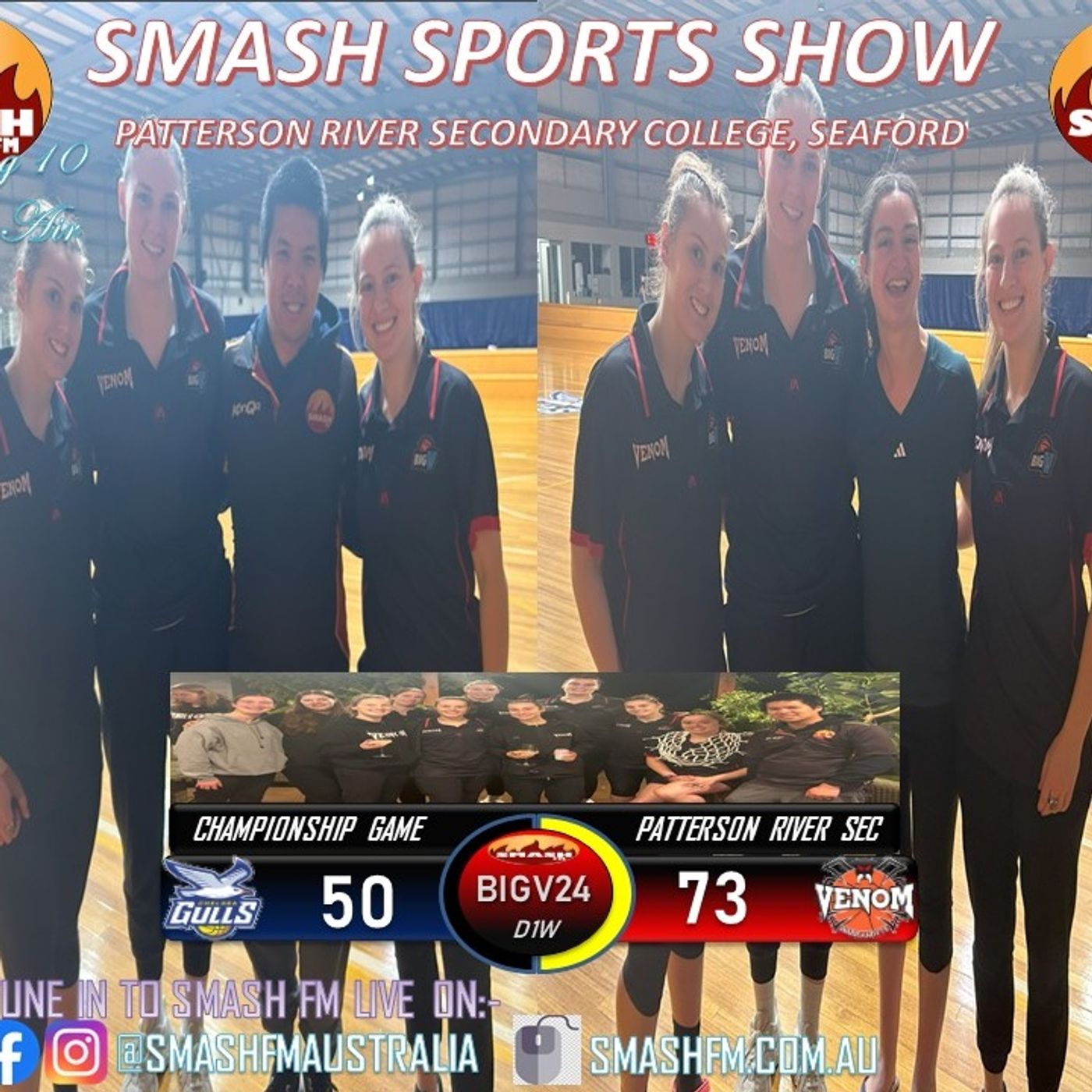 SSS10THYR: Warrandyte Venom BigV24 D1W Championship Post Game Interviews 240824