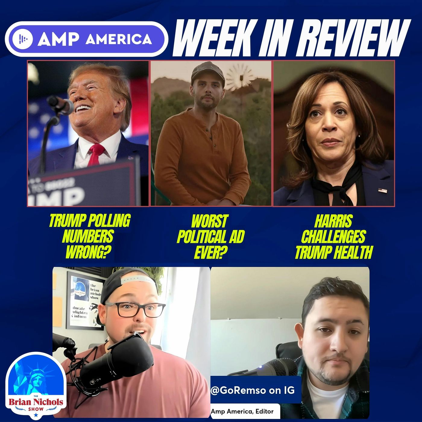 912: Silent Trump Voters & Kamala's New Ad | Week in Review - podcast episode cover