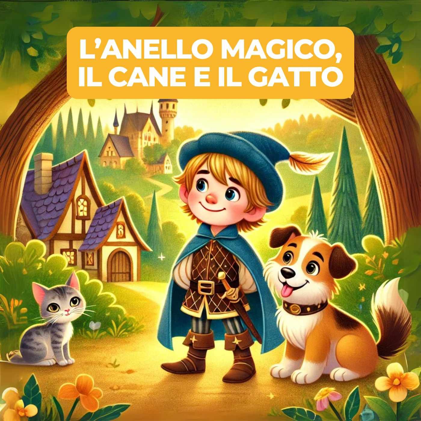 L'ANELLO MAGICO, IL CANE E IL GATTO - Fiaba popolare italiana