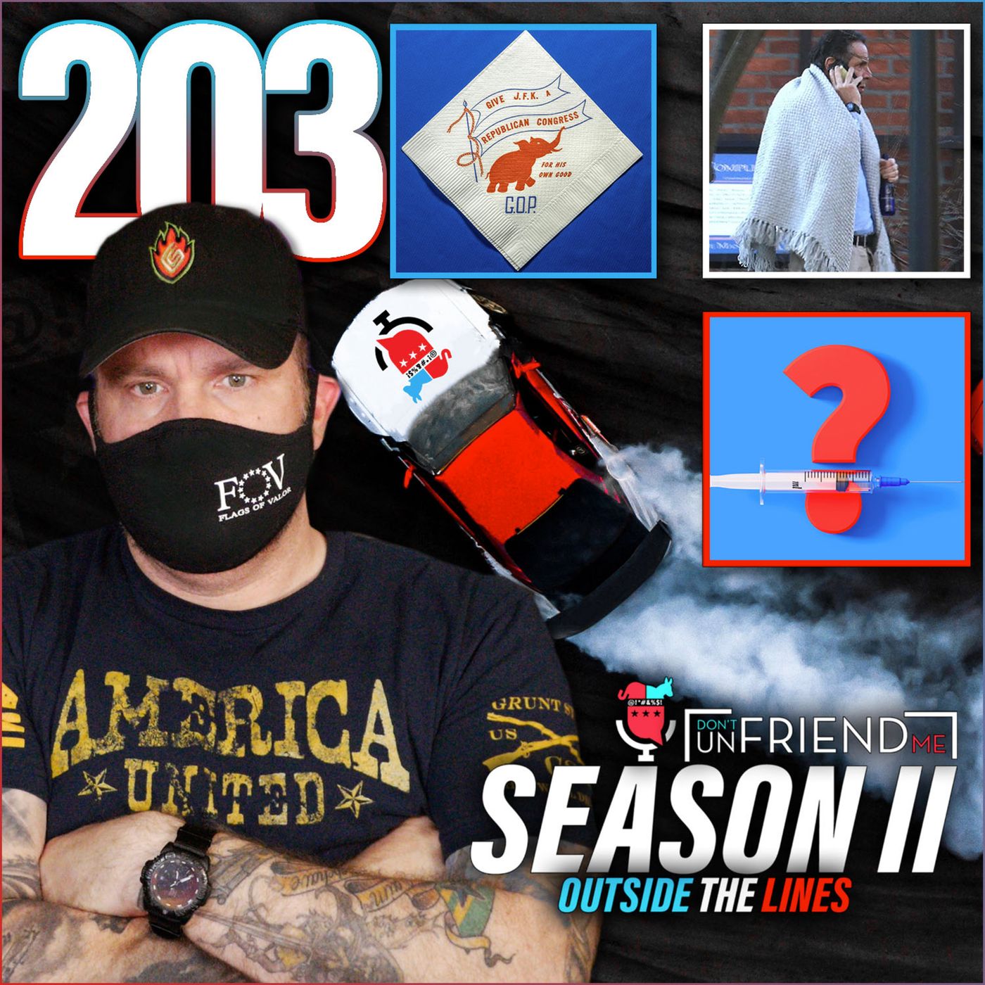 #203: Gov. Cuomo is ousted. JFK was a Conservative. Vaccine hesitancy. episode artwork