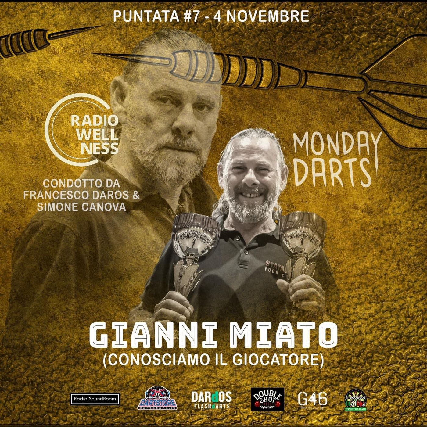 MONDAY DART - Settima Puntata - Gianni Miato (Super Jack) episode artwork