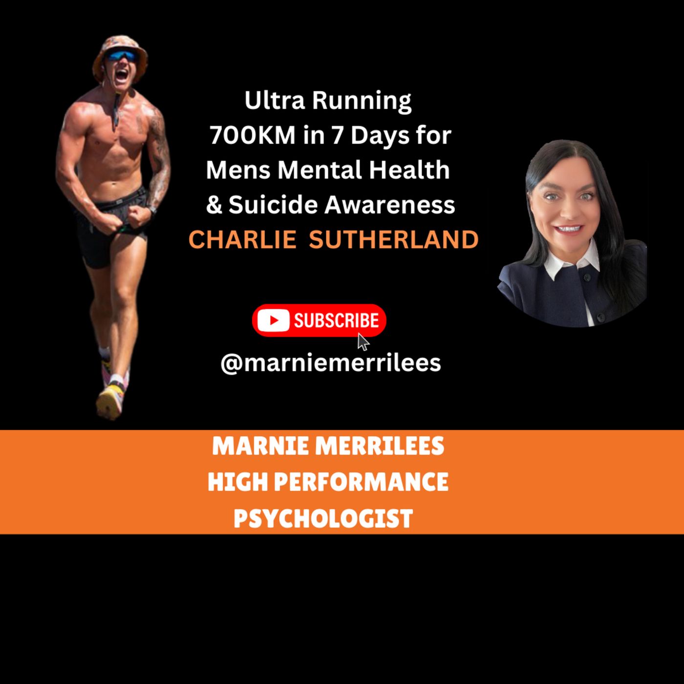 Marnie Merrilees: Ultra Running Mens Mental Health & Suicide Awareness| Guest Charlie Sutherland| E3 episode artwork