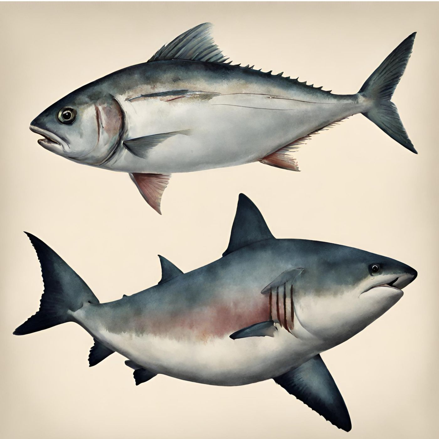 6 cuentos dEl besugo Claudio y Cirilo el tiburón