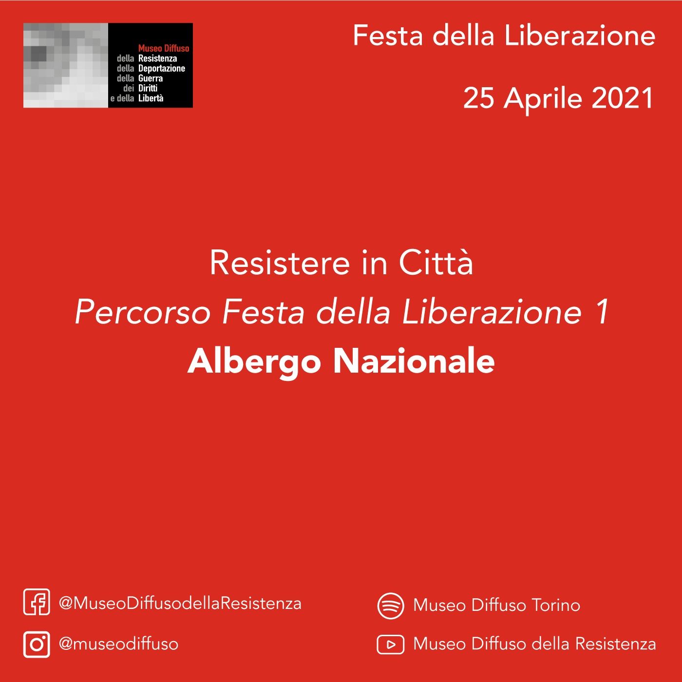 Resistere in città - Festa della Liberazione 2021