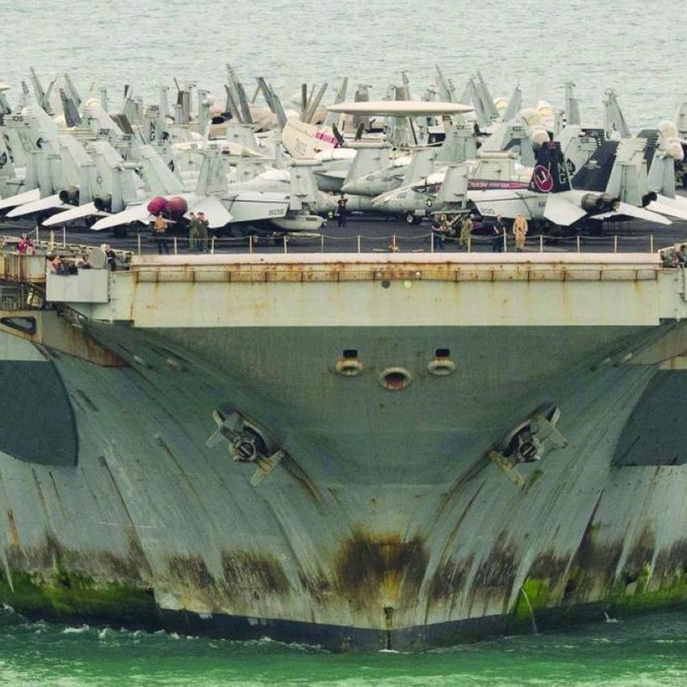 In Thailand, USS Abe Lincoln covered in rust after 286 days at sea episode artwork