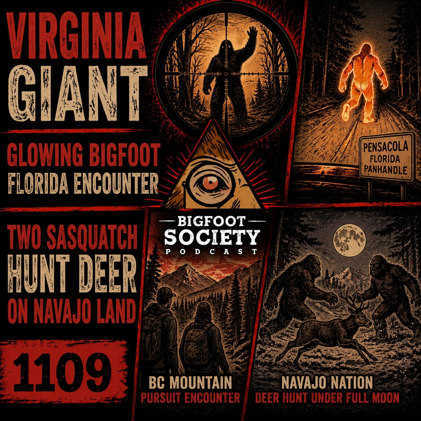 Glowing Florida Bigfoot, Two Sasquatch Hunt Deer, Virginia Giant & BC Mountain Terror!