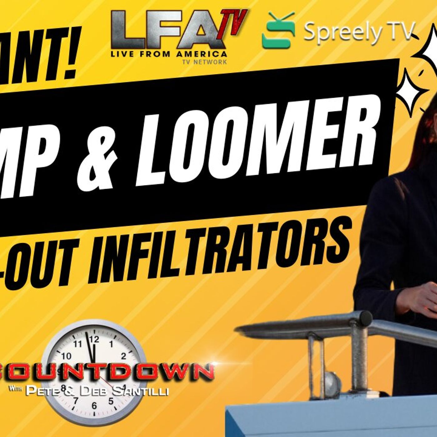 TRUMP & LAURA LOOMER BRILLIANTLY EXPOSING DEEP STATE INFILTRATORS[The Pete Santilli Show #4227-8AM] episode artwork
