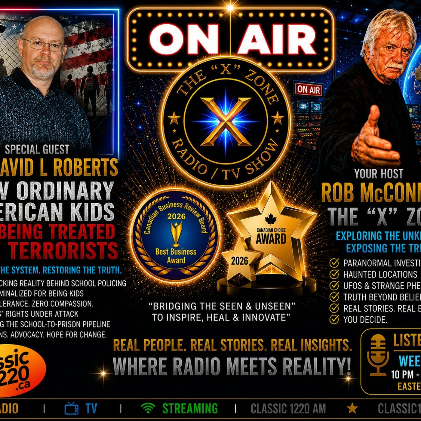 Rob McConnell Interviews - DR. DAVID L ROBERTS - How Ordinary American Kids Are Being Treated Like Terrorists episode artwork