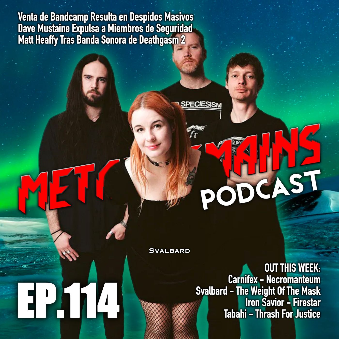 Despidos Masivos en Bandcamp; Reviews de Carnifex, Svalbard, Iron Savior, Tabahi [MRP114] episode artwork
